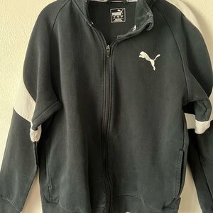 Puma Black and White Track Jacket